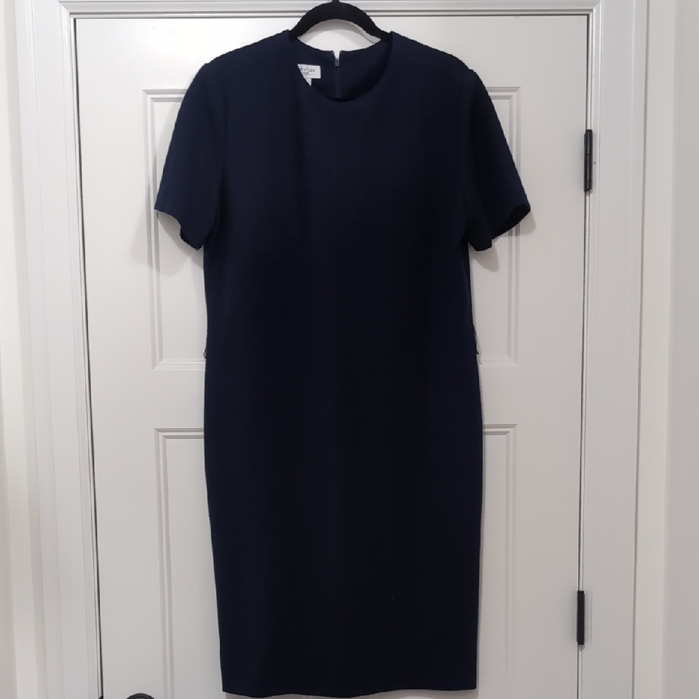Chic Navy Blue Midi Dress